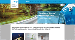 Desktop Screenshot of impbautest.ch